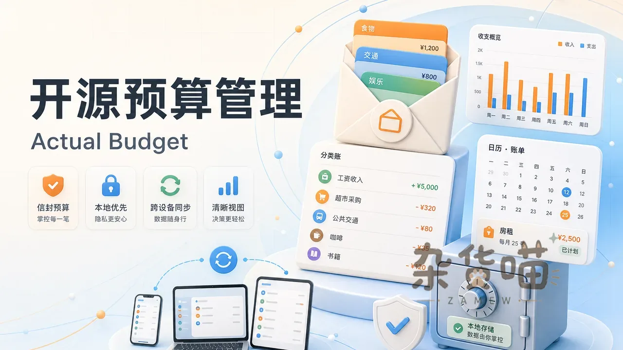 Actual Budget 本地优先开源预算管理工具封面