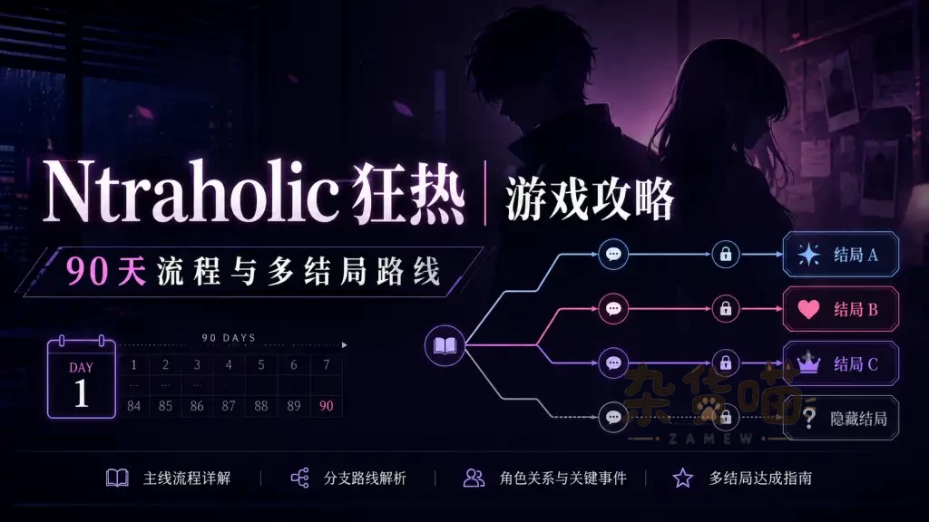 NTRaholic 狂热 V5.0.5s 流程与关键存档攻略