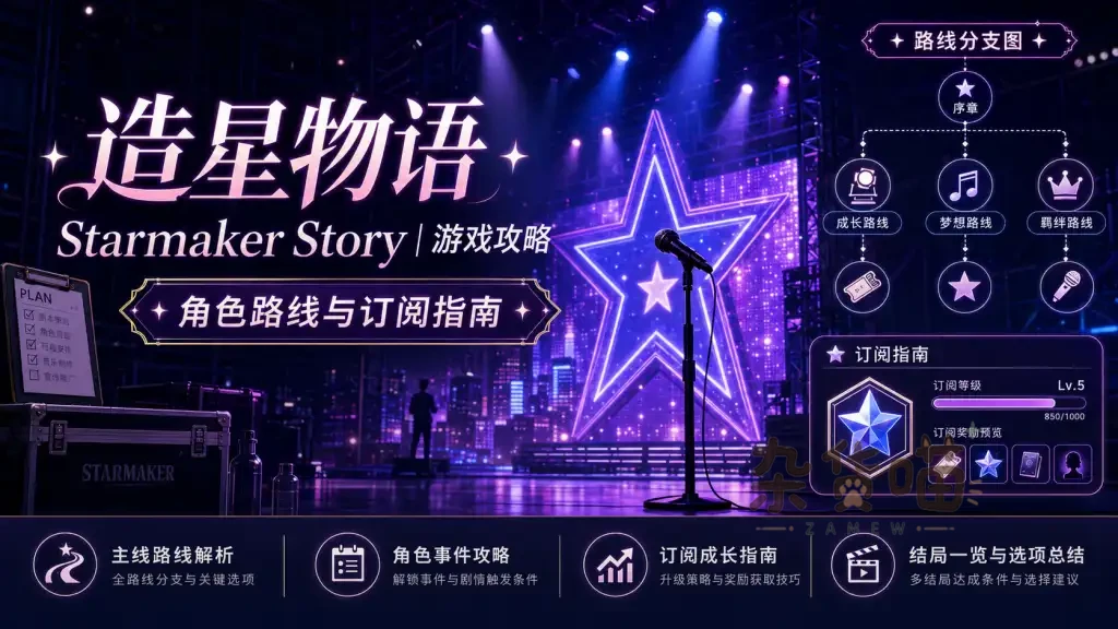 Starmaker Story V1.8A Anna路线与订阅节点攻略