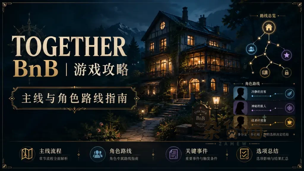 TOGETHER BnB 第1-7天主线、狩猎与角色任务攻略