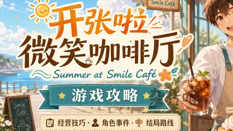 开张啦 微笑咖啡厅 | 游戏攻略 - Smile Cafe 完整流程与角色路线指南 - 杂货喵