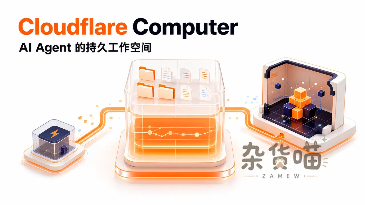 Cloudflare Computer 持久工作空间连接两类按需执行路径的封面
