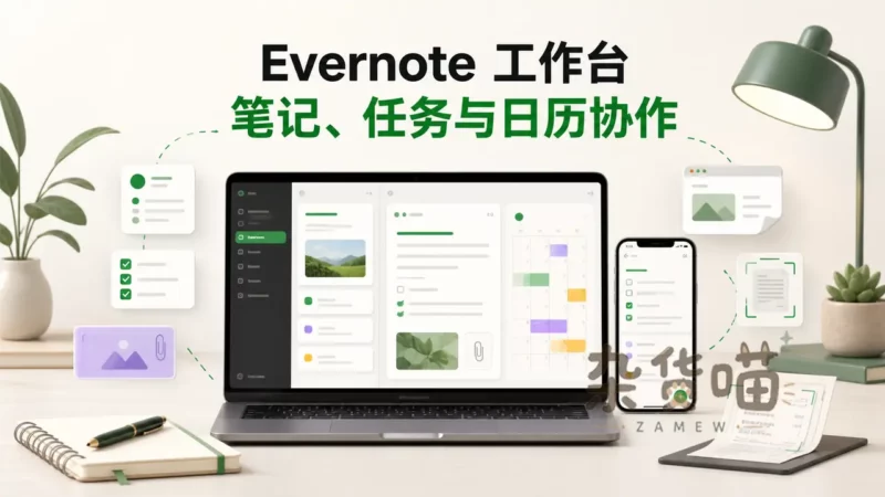 Evernote | 笔记与任务管理工具 - 搜索、Web Clipper 与日历协作 - 杂货喵