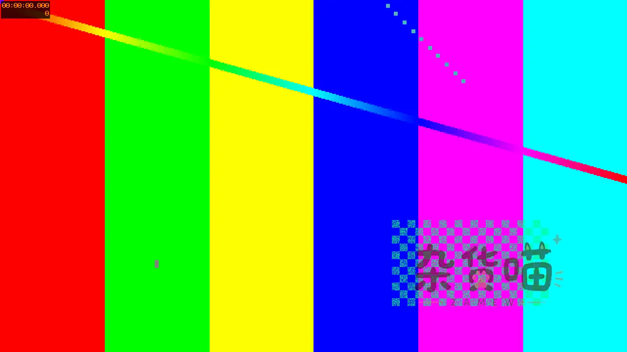 FFmpeg 通过 testsrc2 滤镜生成的测试画面