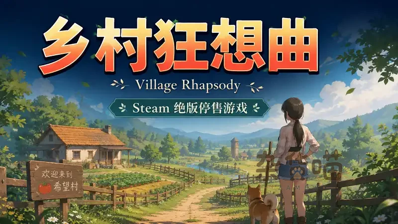 乡村狂想曲 Village Rhapsody | RPG游戏 - 乡村农耕探索 - Steam绝版停售 - 杂货喵