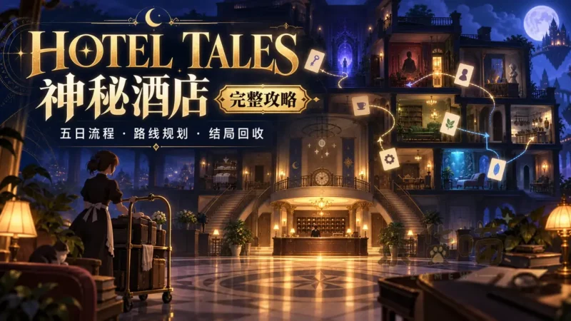 Hotel Tales 神秘酒店 | 游戏攻略 – 五日流程、路线规划与结局回收 - 杂货喵
