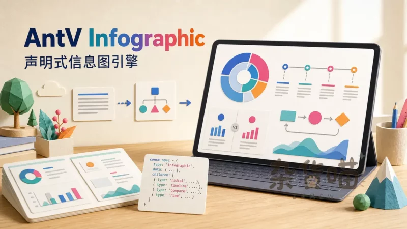 AntV Infographic | 用声明式语法生成可编辑 SVG 信息图 - 杂货喵