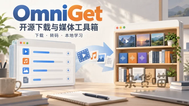 OmniGet 开源下载器 | 用 Rust 与 Tauri 串联媒体下载、转码和本地学习库 - 杂货喵