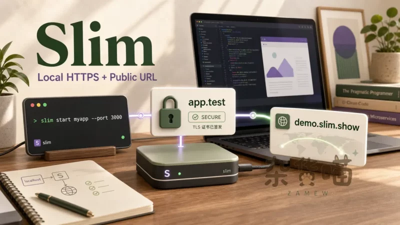 Slim | 把 localhost 变成 HTTPS 本地域名与公网 URL 的 Go CLI - 杂货喵