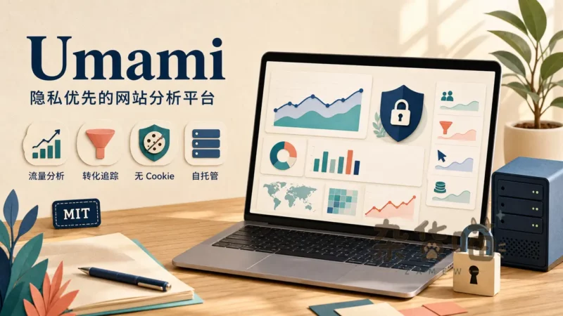 Umami | 隐私优先的开源网站分析平台，支持自托管部署 - 杂货喵