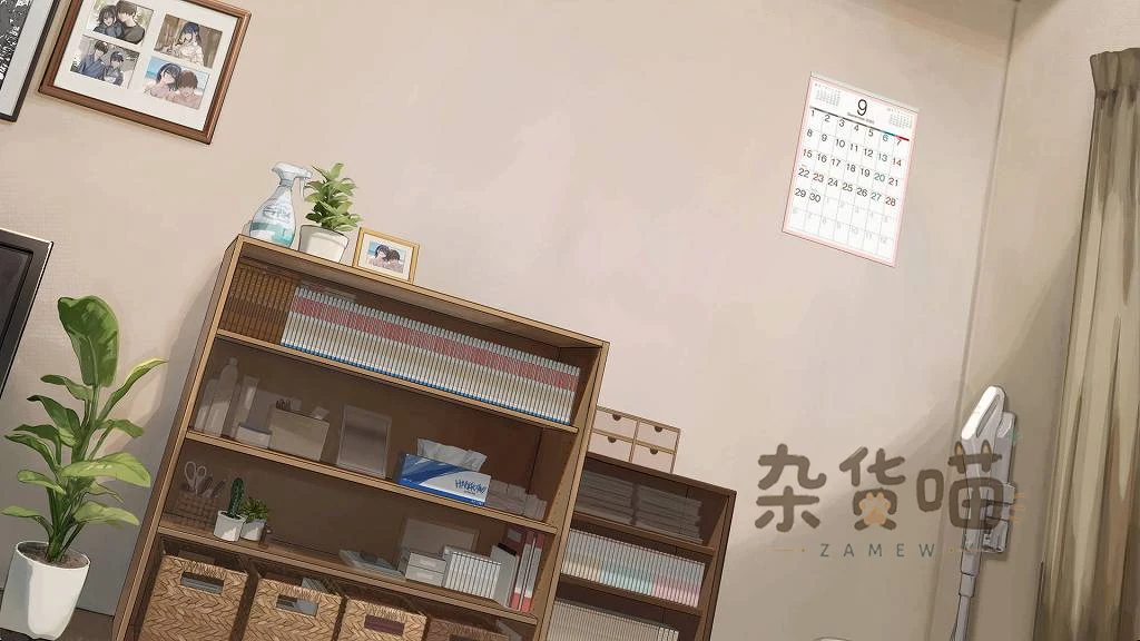 邂逅朝雾房间内的相片、书架、日历与生活陈设